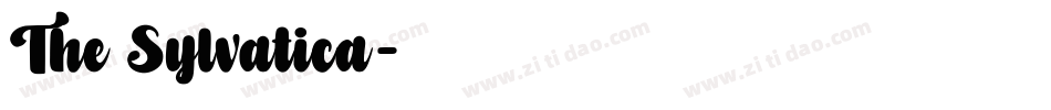 The Sylvatica字体转换